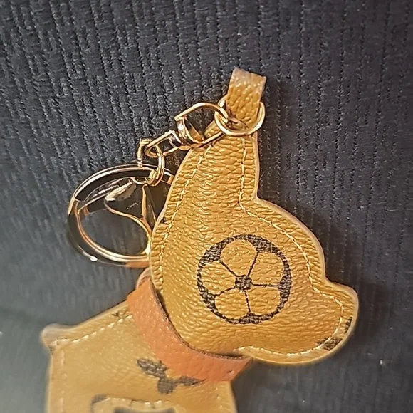 Leather Dog charm NWOT - Picture 2 of 5